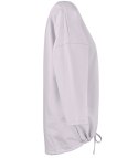 Cienka bawełniana bluza bluzka z wiązaniem na dole MOLANA (Fioletowy) Cienka bawełniana bluza bluzka z wiązaniem na dole MOLANA (Fioletowy)