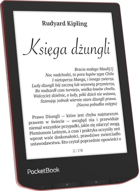 Czytnik e-Book POCKETBOOK PB634-3-WW (Czerwono-czarny) Czytnik e-Book POCKETBOOK PB634-3-WW (Czerwono-czarny)
