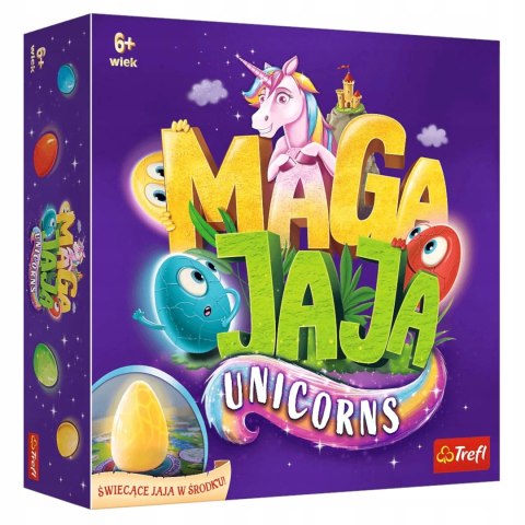 Gra rodzinna planszowa towarzyska Magajaja Unicorns 6+ Trefl 02280 Gra rodzinna planszowa towarzyska Magajaja Unicorns 6+ Trefl 02280