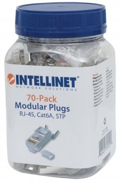 INTELLINET NETWORK SOLUTIONS Wtyk Modularny RJ45 Cat6A STP Wtyk INTELLINET NETWORK SOLUTIONS Wtyk Modularny RJ45 Cat6A STP Wtyk