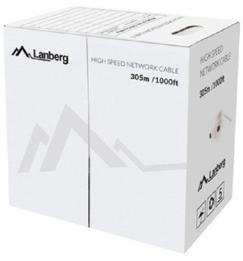 LANBERG LCU5-10CC-0305-R 305 Sieciowy LANBERG LCU5-10CC-0305-R 305 Sieciowy