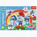 Puzzle 24 el. Maxi Smerfny dzień Trefl 14374 Puzzle 24 el. Maxi Smerfny dzień Trefl 14374