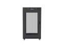 SZAFA INSTALACYJNA RACK STOJĄCA 19" 22U 600X600 CZARNA DRZWI PERFOROWANE LCD LANBERG (FLAT PACK) V2 SZAFA INSTALACYJNA RACK STOJĄCA 19" 22U 600X600 CZARNA DRZWI PERFOROWANE LCD LANBERG (FLAT PACK) V2
