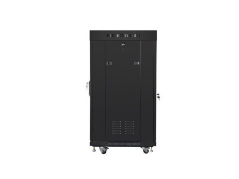 SZAFA INSTALACYJNA RACK STOJĄCA 19" 22U 600X600 CZARNA DRZWI PERFOROWANE LCD LANBERG (FLAT PACK) V2 SZAFA INSTALACYJNA RACK STOJĄCA 19" 22U 600X600 CZARNA DRZWI PERFOROWANE LCD LANBERG (FLAT PACK) V2