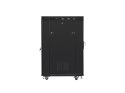 SZAFA INSTALACYJNA RACK STOJĄCA 19" 22U 600X800 CZARNA DRZWI SZKLANE LCD LANBERG (FLAT PACK) V2