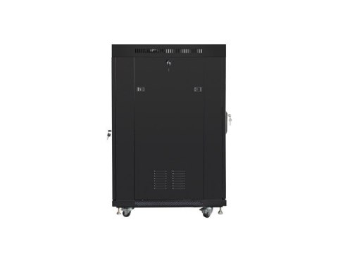 SZAFA INSTALACYJNA RACK STOJĄCA 19" 22U 600X800 CZARNA DRZWI SZKLANE LCD LANBERG (FLAT PACK) V2 SZAFA INSTALACYJNA RACK STOJĄCA 19" 22U 600X800 CZARNA DRZWI SZKLANE LCD LANBERG (FLAT PACK) V2