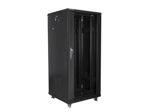 SZAFA INSTALACYJNA RACK STOJĄCA 19" 27U 600X600 CZARNA LANBERG (FLAT PACK) SZAFA INSTALACYJNA RACK STOJĄCA 19" 27U 600X600 CZARNA LANBERG (FLAT PACK)