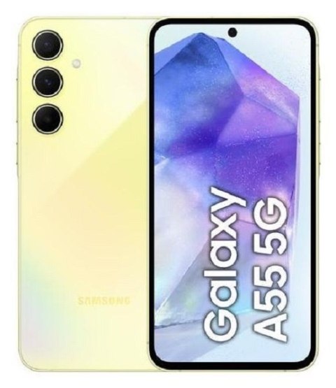 Smartphone SAMSUNG Galaxy A55 5G 8/128 GB Żółty 128 GB Żółty SM-A556BZYAEUE Smartphone SAMSUNG Galaxy A55 5G 8/128 GB Żółty 128 GB Żółty SM-A556BZYAEUE
