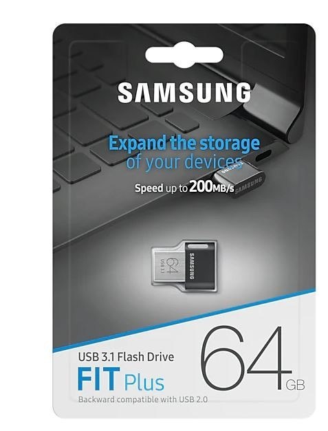 Pendrive SAMSUNG FIT Plus 64 GB (64 GB /Tytanowy ) Pendrive SAMSUNG FIT Plus 64 GB (64 GB /Tytanowy )