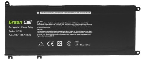 Bateria GREEN CELL do Dell Inspiron G3 3579 3779 G5 5587 G7 7588 7577 7773 7778 7779 7786 DE138 (3500 mAh /15.2V ) Bateria GREEN CELL do Dell Inspiron G3 3579 3779 G5 5587 G7 7588 7577 7773 7778 7779 7786 DE138 (3500 mAh /15.2V )