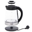 Czajnik ADLER AD 1285 (1.7L /2200W /Czarno-przezroczysty ) Czajnik ADLER AD 1285 (1.7L /2200W /Czarno-przezroczysty )