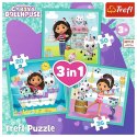 KOCI DOMEK GABI PUZZLE 3W1 3+ TREFL 34871 KOCI DOMEK GABI PUZZLE 3W1 3+ TREFL 34871