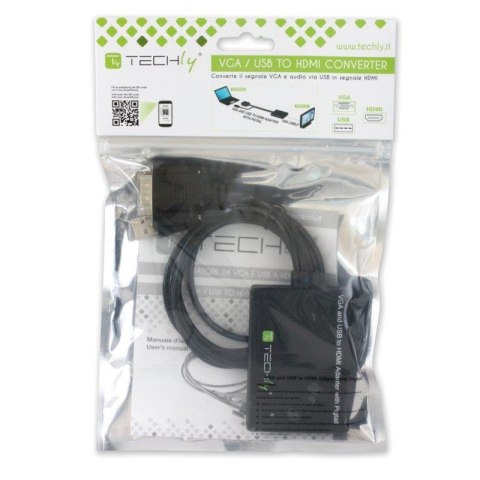 Konwerter TECHLY 301665 HDMI - VGA/Audio Konwerter TECHLY 301665 HDMI - VGA/Audio