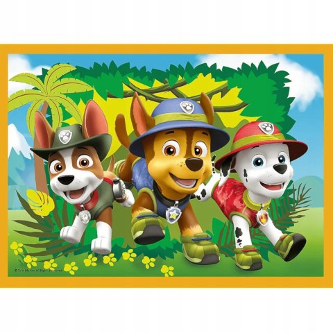 Puzzle 4w1 Psi Patrol wakacyjny 4+ Trefl 34395 Puzzle 4w1 Psi Patrol wakacyjny 4+ Trefl 34395