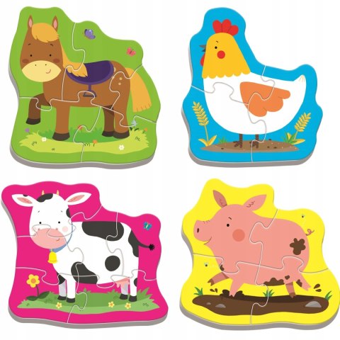 Puzzle Baby zwierzęta na wsi Trefl 36070 Puzzle Baby zwierzęta na wsi Trefl 36070