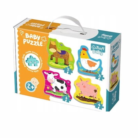 Puzzle Baby zwierzęta na wsi Trefl 36070 Puzzle Baby zwierzęta na wsi Trefl 36070