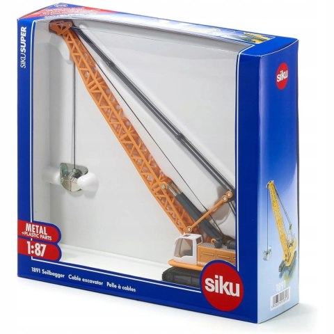 Siku Super Koparka linowa Liebherr metal model 1:87 S1891 Siku Super Koparka linowa Liebherr metal model 1:87 S1891