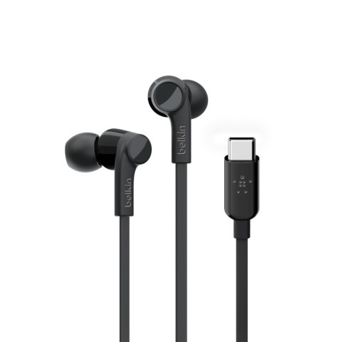 Słuchawki z mikrofonem Douszne Wbudowany BELKIN Rockstar USB-C Czarny (1.12m /Złącze USB typu C wtyk/Czarny) Słuchawki z mikrofonem Douszne Wbudowany BELKIN Rockstar USB-C Czarny (1.12m /Złącze USB typu C wtyk/Czarny)