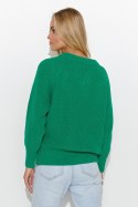 Sweter Damski Model S140 Green - Makadamia - uniwersalny Sweter Damski Model S140 Green - Makadamia - uniwersalny