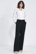Czarne spodnie typu wide leg SD81 Black - Nife - 40 Czarne spodnie typu wide leg SD81 Black - Nife - 40