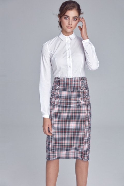 Klasyczna koszula body K54 White - Nife - 36 Klasyczna koszula body K54 White - Nife - 36