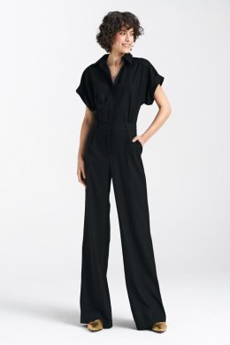 Kombinezon lniany KM34 Black - Nife - 42