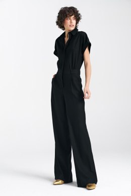 Kombinezon lniany KM34 Black - Nife - 42