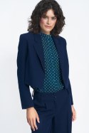 Krótki granatowy żakiet Z50 Navy - Nife - 42 Krótki granatowy żakiet Z50 Navy - Nife - 42