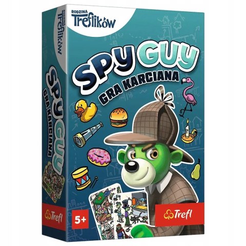 Gra karciana rodzinna towarzyska Spy Guy Rodzina Treflików Trefl 5+ 02578 Gra karciana rodzinna towarzyska Spy Guy Rodzina Treflików Trefl 5+ 02578
