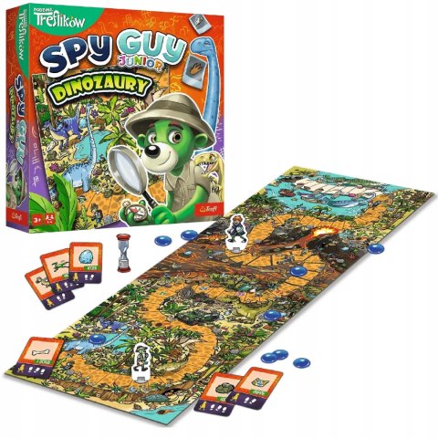 Gra planszowa Spy Guy Junior dinozaury Rodzina Treflików Trefl 02652 Gra planszowa Spy Guy Junior dinozaury Rodzina Treflików Trefl 02652