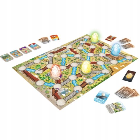 Gra rodzinna planszowa towarzyska Magajaja Dinosaurs 6+ Trefl 02281 Gra rodzinna planszowa towarzyska Magajaja Dinosaurs 6+ Trefl 02281