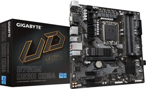 Płyta główna GIGABYTE B760M DS3H DDR4 (Socket 1700 /micro ATX) Płyta główna GIGABYTE B760M DS3H DDR4 (Socket 1700 /micro ATX)