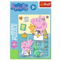 Puzzle 20 miniMAXI Świnka Peppa u lekarza 20 el Peppa Pig 3+ Trefl 21127 Puzzle 20 miniMAXI Świnka Peppa u lekarza 20 el Peppa Pig 3+ Trefl 21127