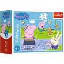 Puzzle 54 mini Świnka Peppa gra w klasy 54 elementy 4+ Trefl 19627 Puzzle 54 mini Świnka Peppa gra w klasy 54 elementy 4+ Trefl 19627