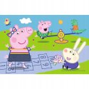 Puzzle 54 mini Świnka Peppa gra w klasy 54 elementy 4+ Trefl 19627 Puzzle 54 mini Świnka Peppa gra w klasy 54 elementy 4+ Trefl 19627