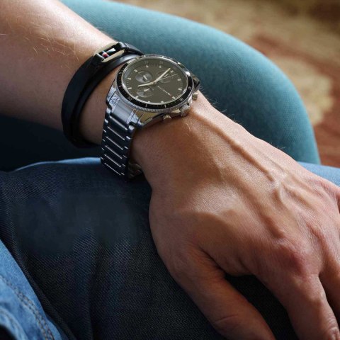 ZEGAREK MĘSKI TOMMY HILFIGER 1791835 PARKER (zf052a) + BOX ZEGAREK MĘSKI TOMMY HILFIGER 1791835 PARKER (zf052a) + BOX
