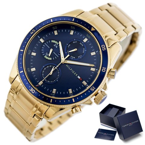 ZEGAREK MĘSKI TOMMY HILFIGER PARKER 1791834 (zf052b) + BOX ZEGAREK MĘSKI TOMMY HILFIGER PARKER 1791834 (zf052b) + BOX