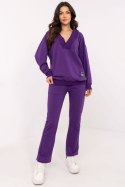 Spodnie Komplet Model EM-KMPL-846.97 Dark Violet - Factory Price - uniwersalny Spodnie Komplet Model EM-KMPL-846.97 Dark Violet - Factory Price - uniwersalny