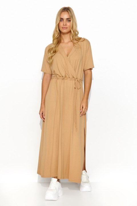 Sukienka Model M823 Beige - Makadamia - uniwersalny Sukienka Model M823 Beige - Makadamia - uniwersalny