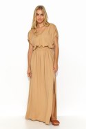 Sukienka Model M825 Beige - Makadamia - 40 Sukienka Model M825 Beige - Makadamia - 40