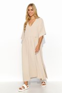 Sukienka Model M835 Light Beige - Makadamia - uniwersalny Sukienka Model M835 Light Beige - Makadamia - uniwersalny