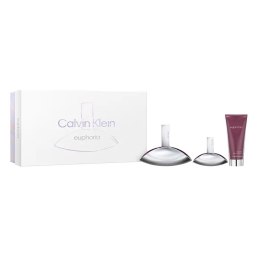 Calvin Klein Euphoria zestaw woda perfumowana spray 100ml + woda perfumowana spray 30ml + balsam do ciała 100ml (P1)