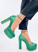 Czółenka na platformie LOREN GREEN - 39 Czółenka na platformie LOREN GREEN - 39