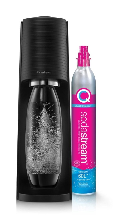 Saturator SodaStream Terra Black + butelka Fuse 1 L + nabój