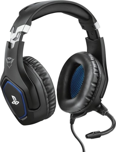 Słuchawki z mikrofonem TRUST GXT 488 Forze PS4 Czarno-niebieski Słuchawki z mikrofonem TRUST GXT 488 Forze PS4 Czarno-niebieski