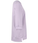 Dresowa sportowa bluza sukienka tunika bawełna ADRIANA (Fioletowy)
