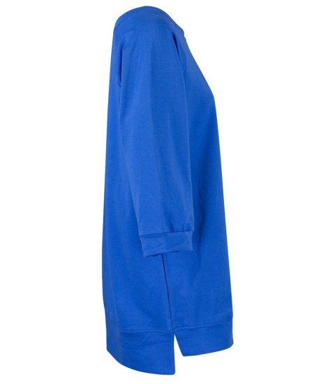 Dresowa sportowa bluza sukienka tunika bawełna ADRIANA (Niebieski) Dresowa sportowa bluza sukienka tunika bawełna ADRIANA (Niebieski)