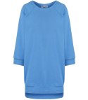 Dresowa sportowa bluza sukienka tunika bawełna ADRIANA (Niebieski) Dresowa sportowa bluza sukienka tunika bawełna ADRIANA (Niebieski)