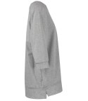 Dresowa sportowa bluza sukienka tunika bawełna ADRIANA (Szary) Dresowa sportowa bluza sukienka tunika bawełna ADRIANA (Szary)