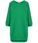 Dresowa sportowa bluza sukienka tunika bawełna ADRIANA (Zielony) Dresowa sportowa bluza sukienka tunika bawełna ADRIANA (Zielony)